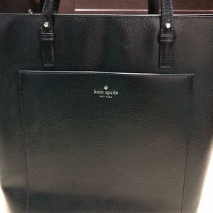 Black kate spade large hand bag